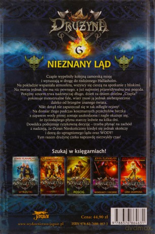 Nieznany ląd. Drużyna (Tom 6) - John Flanagan (twarda) [KSIĄŻKA]