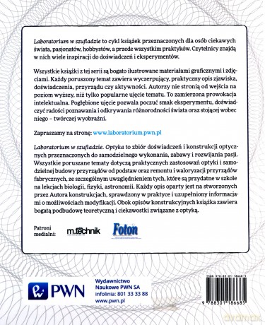 Optyka. Laboratorium w szufladzie - Zasław Adamaszek [KSIĄŻKA]