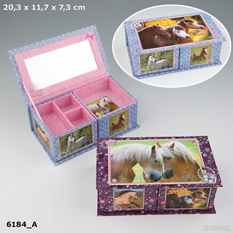 Szkatułka na biżuterię Horses dreams dwa koniki