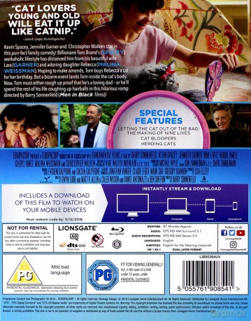 Nine Lives (Jak zostać kotem) [Blu-Ray]