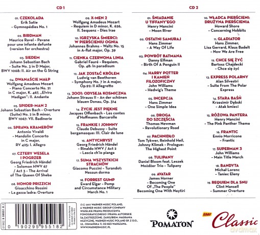 RMF Classic Najpiękniejsza Muzyka Filmowa vol. 1 [2CD]