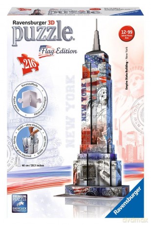 RAVENSBURGER Empire State Building 3D 216 el. [PUZZLE]