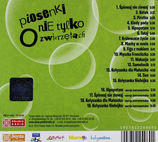 Byra Izabela: Piosenki nie tylko o zwierzętach [CD]
