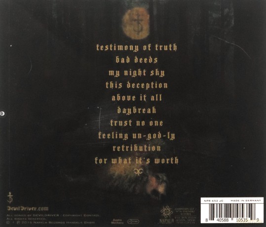 Devil Driver: Trust No One [CD]