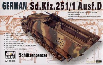 AFV Sdkfz251 D1 Half Truck Schutzenpanz