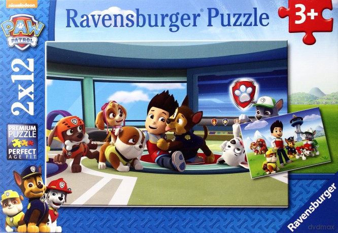 RAVENSBURGER 2x12 el. Psi Patrol [PUZZLE]