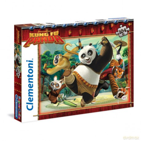 CLEMENTONI 104 el. Kung Fu Panda [PUZZLE]