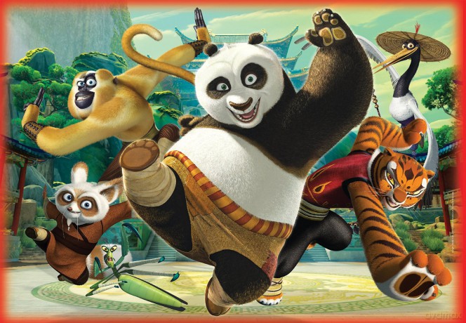 CLEMENTONI 104 el. Kung Fu Panda [PUZZLE]