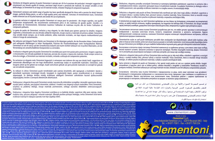 CLEMENTONI 3x1000 el. Romantic Italy [PUZZLE]