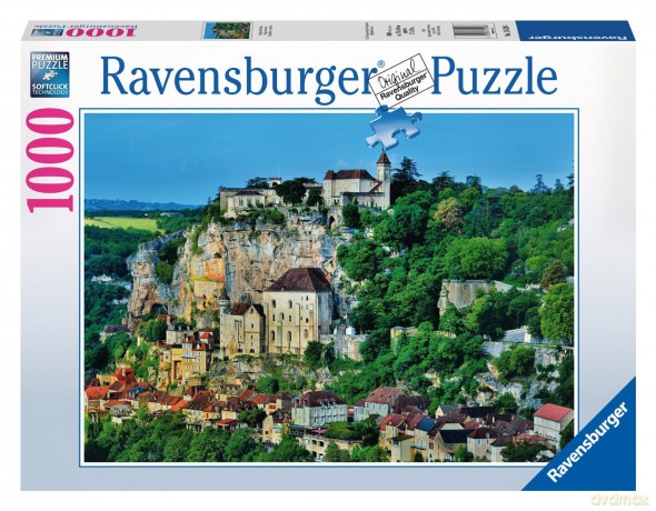 RAVENSBURGER 1000 el. Miasto na zboczu góry [PUZZLE]