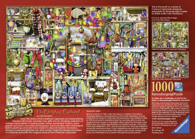 RAVENSBURGER 1000 el. Świąteczny Kredens [PUZZLE]