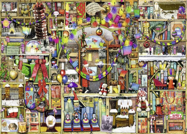 RAVENSBURGER 1000 el. Świąteczny Kredens [PUZZLE]