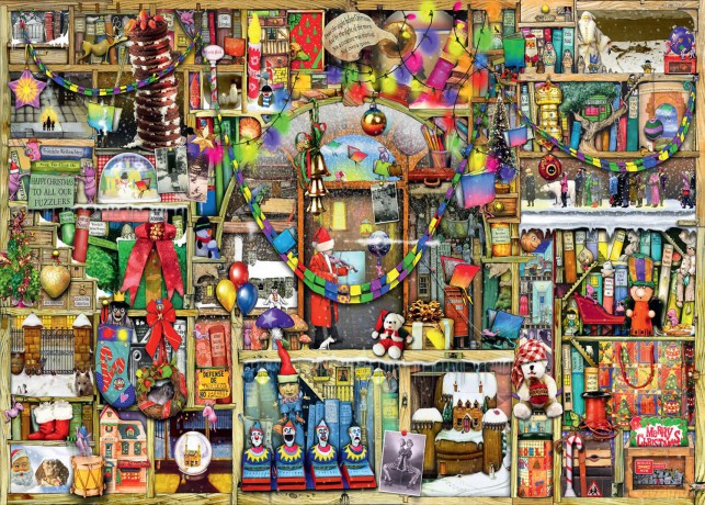 RAVENSBURGER 1000 el. Świąteczny Kredens [PUZZLE]