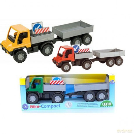LENA Mini Zest Unimog z przyczepą 24 cm