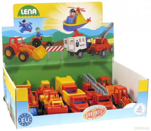 LENA MINI Zestaw samochodów mix  12 cm (1sztuka)