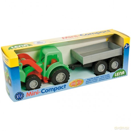 LENA Mini Zest Traktor z przyczepą 26 cm