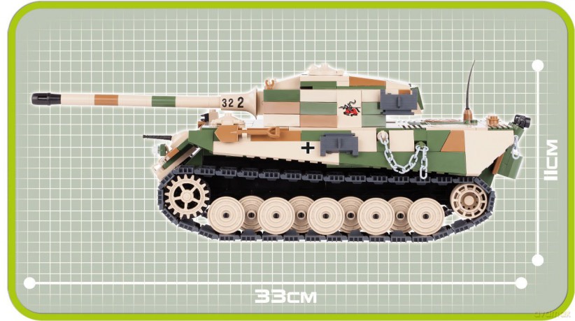 COBI Tiger II PzKpfw VI B Knigstiger [KLOCKI]