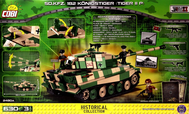 COBI Tiger II PzKpfw VI B Knigstiger [KLOCKI]