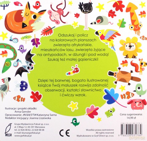 Dzikie zwierzęta. Szukam i liczę [KSIĄŻKA]