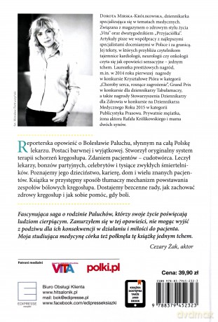 Życie bez bólu kręgosłupa. Legenda polskiej medycyny manualnej - Bolesław Paluch (twarda) [KSIĄŻKA]