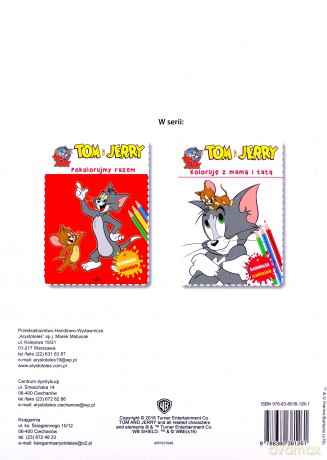 Maluję i naklejam. Tom i Jerry + Naklejki [KSIĄŻKA]