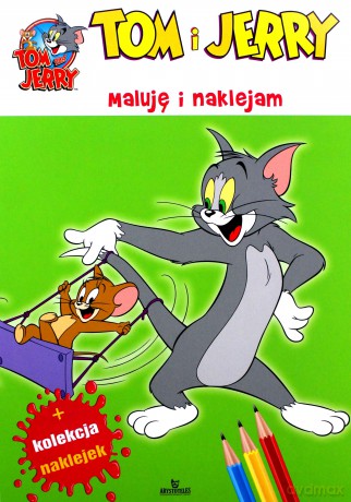 Maluję i naklejam. Tom i Jerry + Naklejki [KSIĄŻKA]