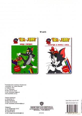 Pokolorujmy razem. Tom i Jerry + Nakejki [KSIĄŻKA]