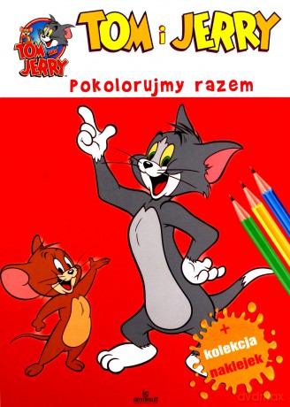 Pokolorujmy razem. Tom i Jerry + Nakejki [KSIĄŻKA]