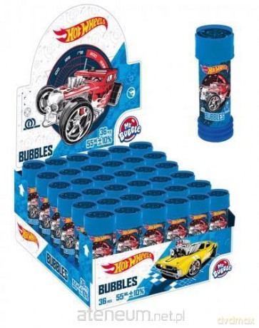 Bańki mydlane Hot Wheels 55 ml 36 szt