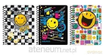 Brulion na spirali A6/200K kratka Smiley (3 szt)