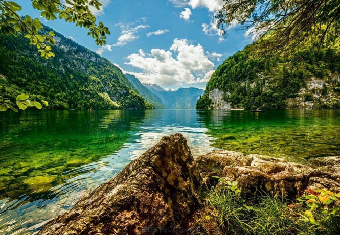 CASTOR 1000 el. Lake Koenigsee in Germany [PUZZLE]