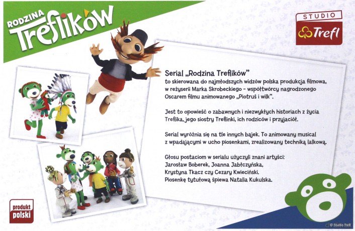 CLEMENTONI 100 el. Zabawa w Indianina Rodzina Treflików [PUZZLE]
