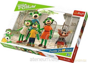 CLEMENTONI 24 el. Maxi Rodzina Treflików [PUZZLE]