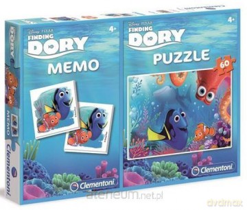 CLEMENTONI 60 el. Memo Gdzie jest Dory [PUZZLE]