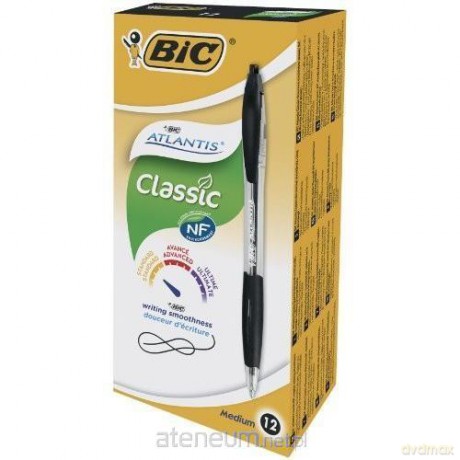 Długopis Atlantis Classic Czarny (12 szt)