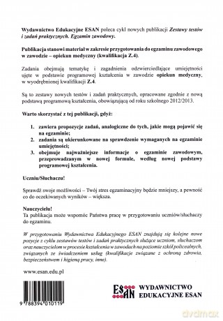 Egzamin zawodowy. Opiekun Medyczny. Kwalifikacja Z.4 - Tamara Dziermańska, Elżbieta Małek, Iwona Puciłowska [KSIĄŻKA]