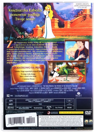 Księżniczka Łabędzi: Skarb czarnoksiężnika [DVD]