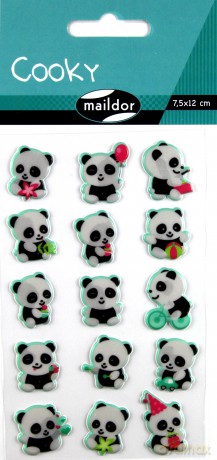 Naklejki 3D Panda