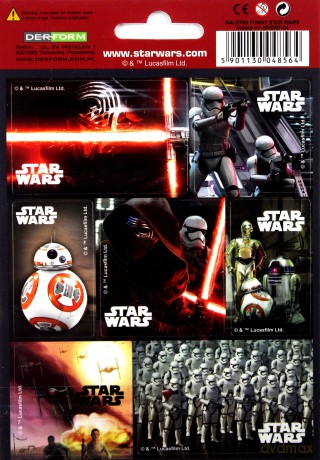 Nalepki Funny Star Wars 7 (Gwiezdne Wojny)