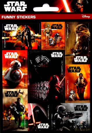 Nalepki Funny Star Wars 7 (Gwiezdne Wojny)