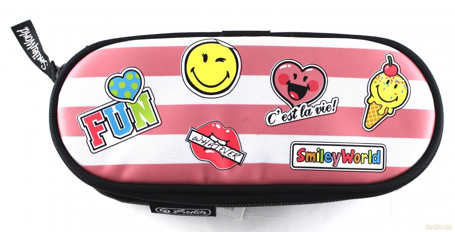 Piórnik kosmetyczka etui Smiley Girly