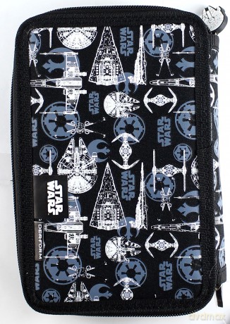 Piórnik z wyposażeniem 2-komorowy Star Wars (Gwiezdne Wojny)