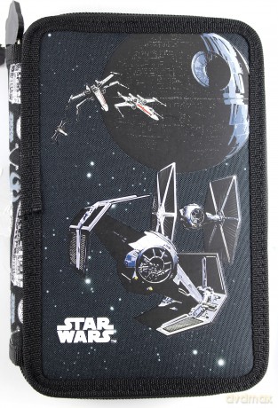 Piórnik z wyposażeniem 2-komorowy Star Wars (Gwiezdne Wojny)