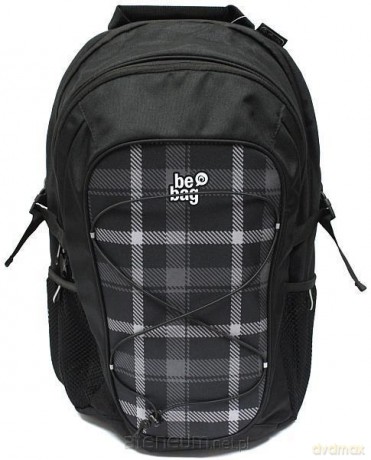 Plecak szkolny Be.Bag Fellow Karo czarny
