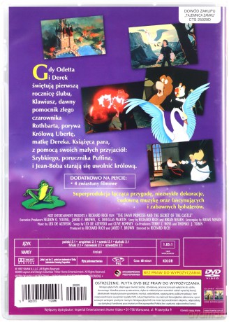 Księżniczka Łabędzi: Tajemnica zamku [DVD]