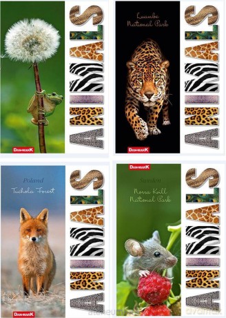 Zeszyt A5/80K linia 1087 Animals (10 szt)