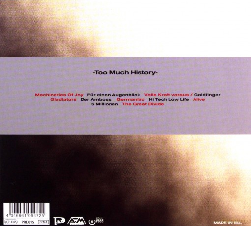 Die Krupps: Too Much History Vol. 1 - Electro Years (digipack) [CD]