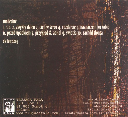 Die Last: Medecine (digipack) [CD]