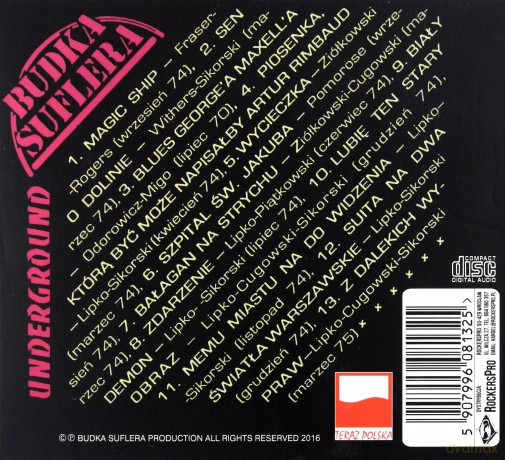 Budka Suflera: Underground [CD]