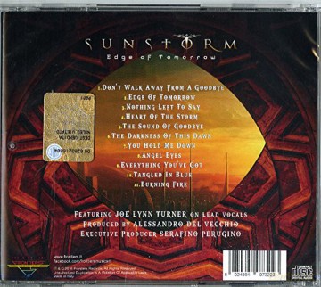 Sunstorm: Edge Of Tomorrow [CD]